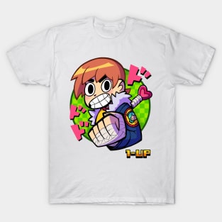 Scott Pilgrim 1-up art T-Shirt